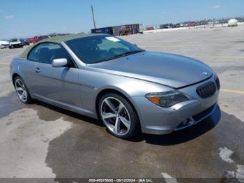  Salvage BMW 6 Series