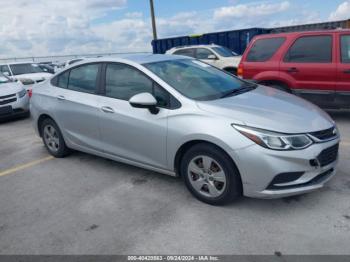  Salvage Chevrolet Cruze