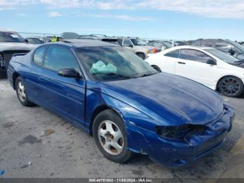  Salvage Chevrolet Monte Carlo