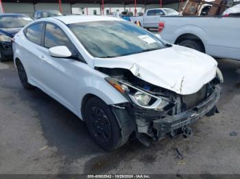  Salvage Hyundai ELANTRA