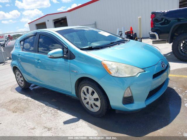  Salvage Toyota Prius c