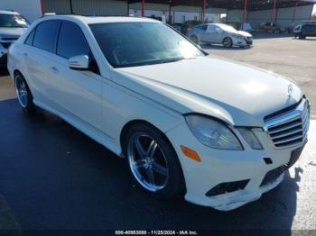  Salvage Mercedes-Benz E-Class