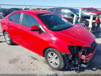  Salvage Chevrolet Sonic