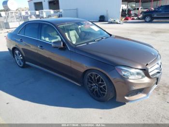  Salvage Mercedes-Benz E-Class