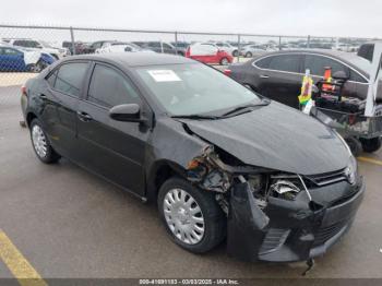  Salvage Toyota Corolla