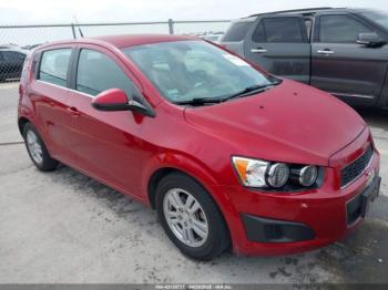  Salvage Chevrolet Sonic