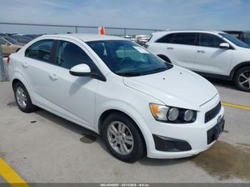  Salvage Chevrolet Sonic
