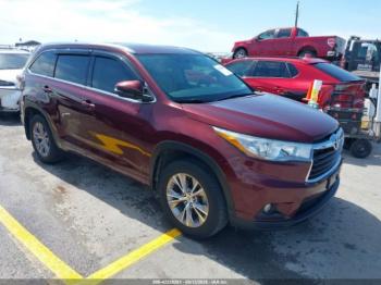  Salvage Toyota Highlander