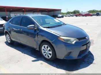  Salvage Toyota Corolla