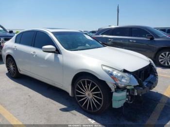  Salvage INFINITI G37x