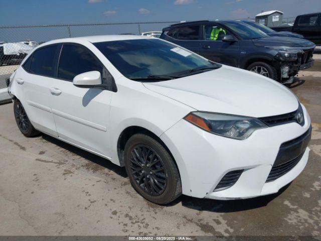  Salvage Toyota Corolla