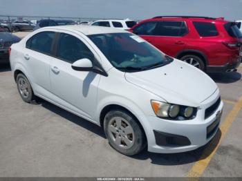  Salvage Chevrolet Sonic
