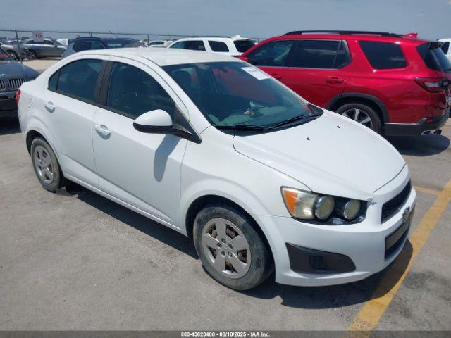  Salvage Chevrolet Sonic