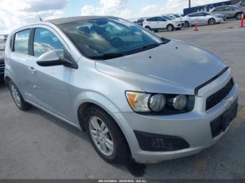  Salvage Chevrolet Sonic