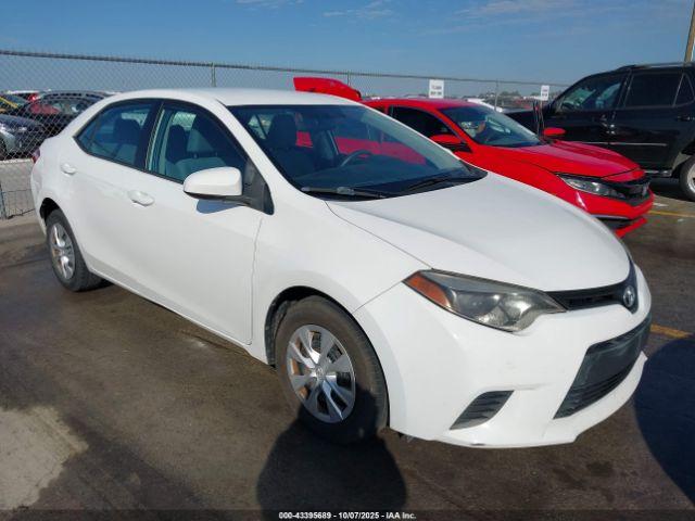  Salvage Toyota Corolla