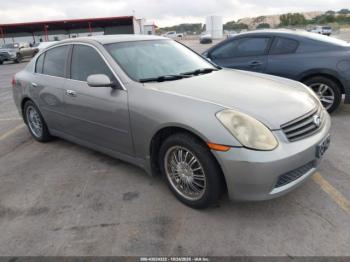  Salvage INFINITI G35