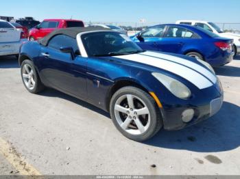  Salvage Pontiac Solstice