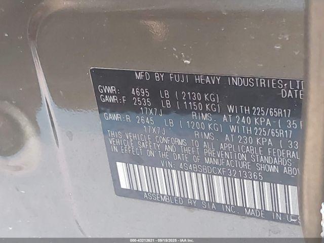 Subaru Outback 2.5i Premium Image 3