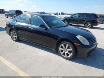  Salvage INFINITI G35
