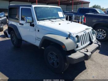  Salvage Jeep Wrangler