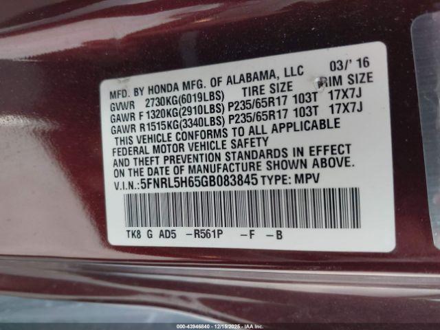 Honda Odyssey Ex-l Image 11