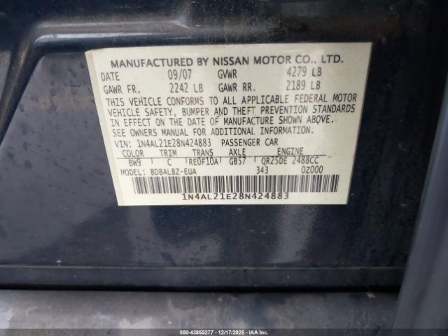 Nissan Altima 2.5 S Image 6