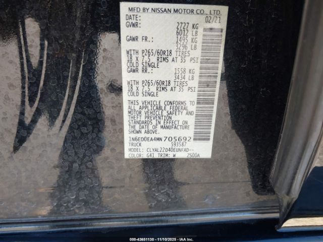 Nissan Frontier Sv 4x2 Image 5