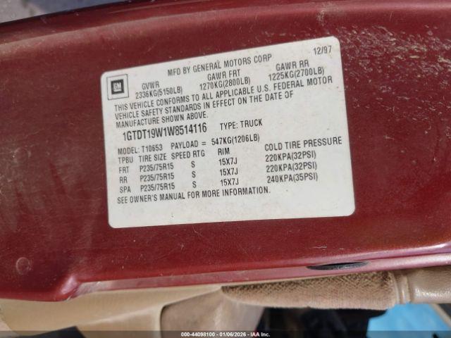 GMC Sonoma Sls Image 10