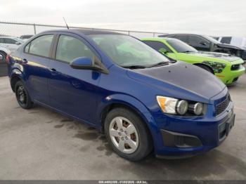  Salvage Chevrolet Sonic