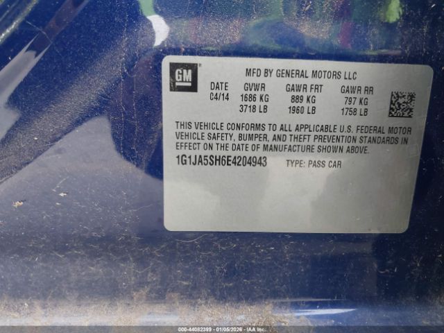 Chevrolet Sonic Ls Auto Image 5