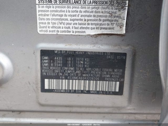 Subaru Legacy 2.5i Image 10