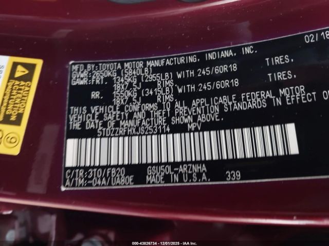 Toyota Highlander Le Image 5