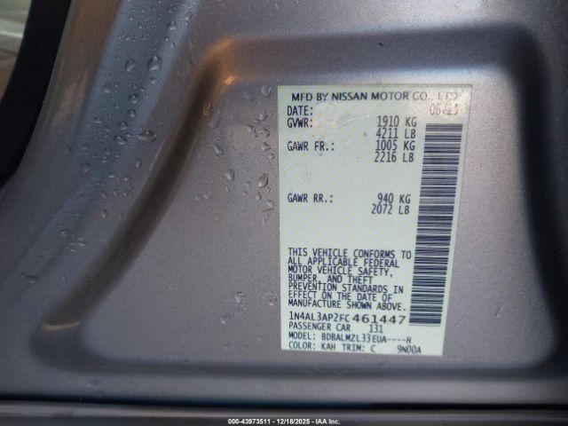 Nissan Altima 2.5 Sv Image 4