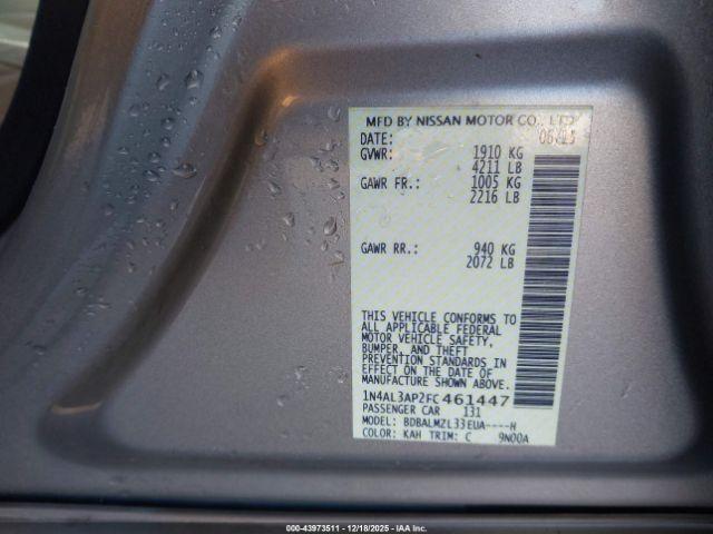 Nissan Altima 2.5 Sv Image 4