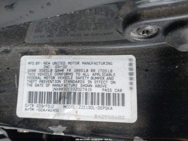 Toyota Corolla S Image 4